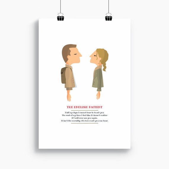 Ilustración " El paciente inglés ". Basada en la película de Anthony Minghella.