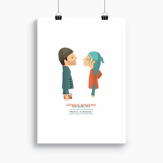 Ilustración "Eternal Sunshine" (Olvídate de mí). Basada en la película de Michel Gondry.