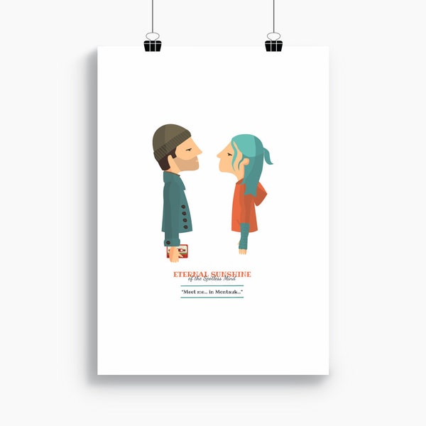 Eternal Sunshine print, Illustration to Decorate your Home, Custom Gift, Tutticonfetti.