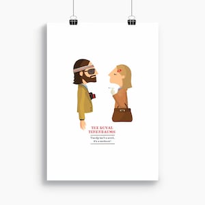 The Royal Tenenbaums print, Illustration to Decorate your Home, Custom Gift, Tutticonfetti.