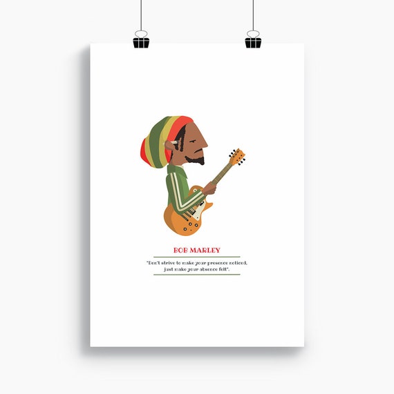 Ilustración "Bob Marley".