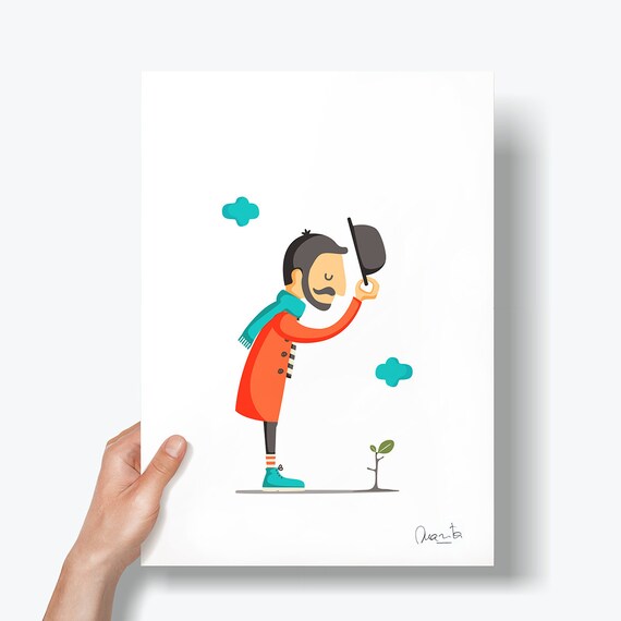 Ilustración "Brotes verdes".