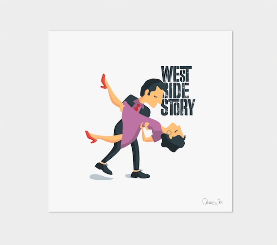 Ilustración " West Side Story ".