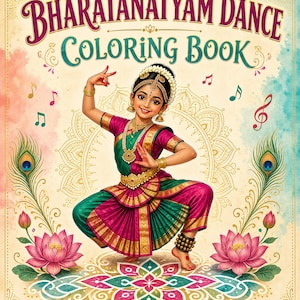アート・デザイン・音楽 INDIAN DANCERS COLORING BOOK Indian Dance Coloring Book - Etsy