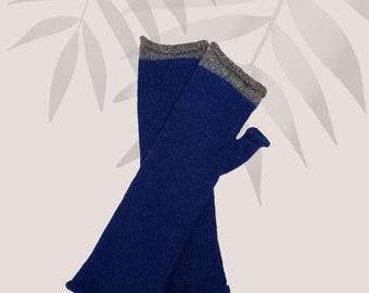 Soft Alpaca Mittens Fingerless Gloves Hand Warmers Arthritis Carpal Tunnel Phone Texting Gloves