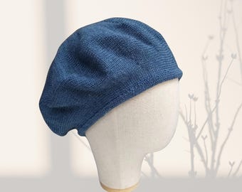 Cotton summer beret Bald mens indoor hat