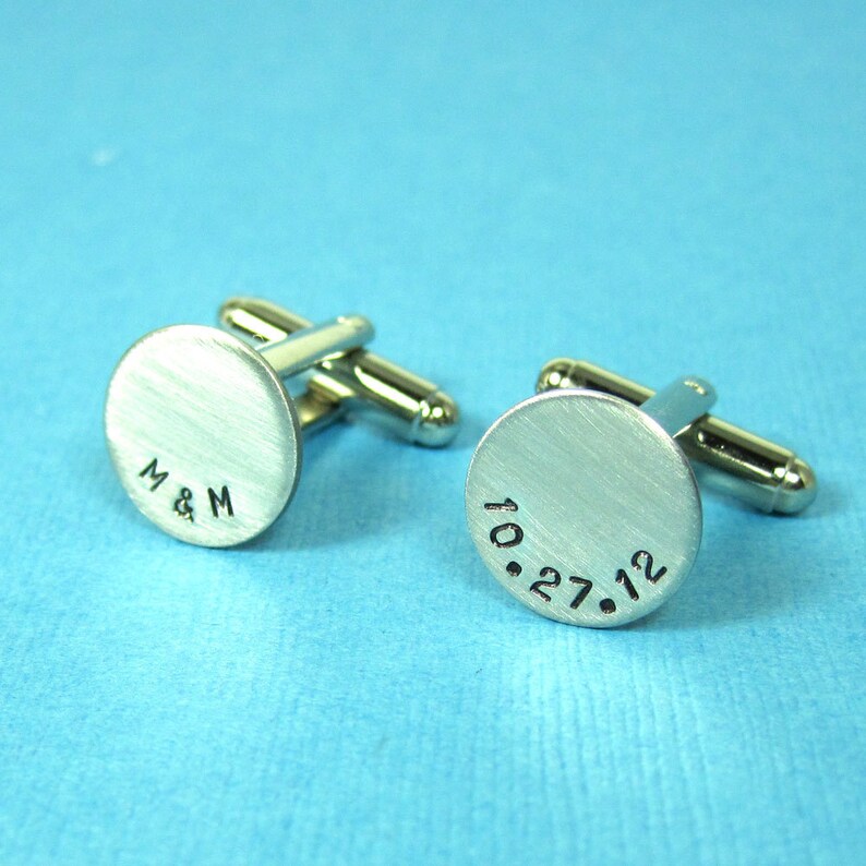 Custom Cuff Links Personalized Wedding Groom's Gift Best Etsy
