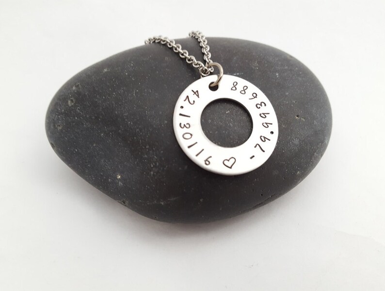 Personalized Latitude and Longitude Location Coordinates GPS Etsy
