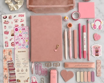 PINK VIBES | Stationery Box | Bookish Gift | Aesthetic Stationery | Gift Idea | Journaling | Book Lovers | Gift for Her