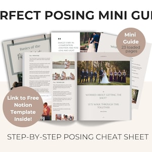 Photography Posing Guide: Wedding & Portrait Cheat Sheet (PDF Download)