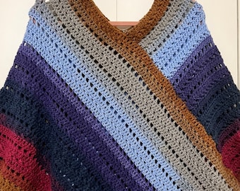 Poncho Crochet *PATTERN instant download*