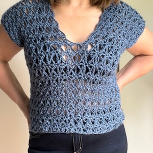 Crochet PATTERN instant download / Crochet top Paradise