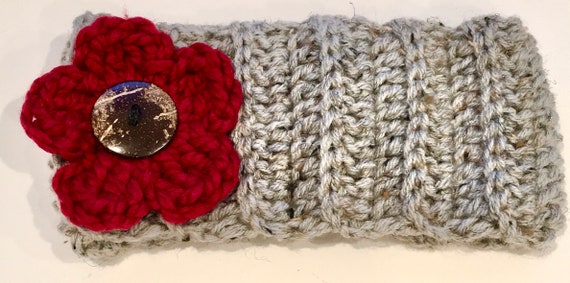 Newwyt Gehäkeltes Blumen-Stirnband – Stretch-Turban Im Granny-Square-Stil, Farbenfroh Und Vielseitig Tragbar