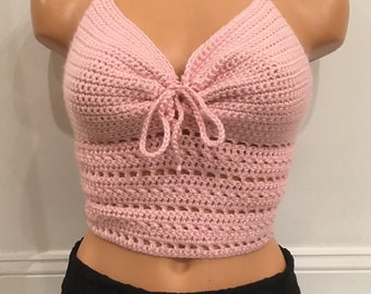 Crochet PATTERN instant download / Crochet crop top Miami