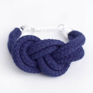 Nautical nice Bracelet with sailor knot image 1