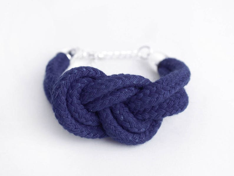 Nautical nice Bracelet with sailor knot image 1