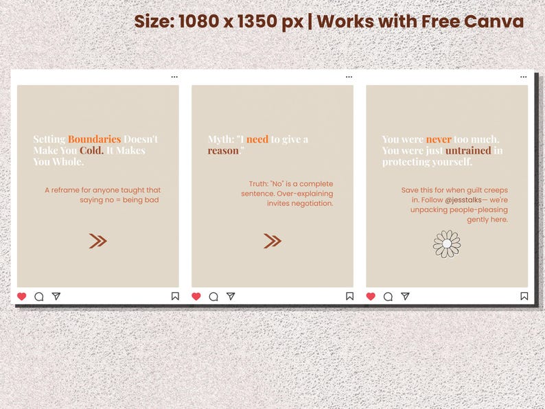 Therapist Social Media Templates | Health, Wellness Coach | 36 Editable ...