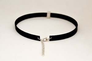 Ensemble Bijoux Gothique Ras Du Cou - Collier, Bracelet, Bange Réglables - Cordon élastique Noir Dentelle - Style Tatouage - Pour Femmes Et Ados