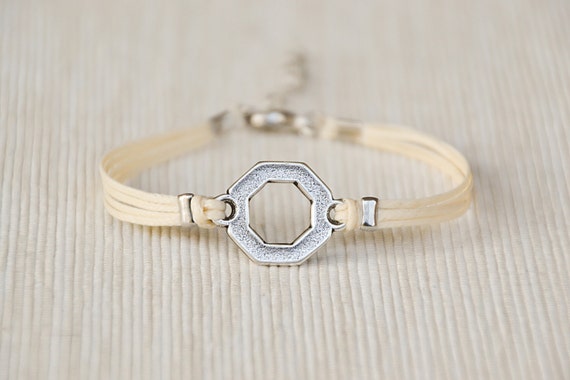 Bracelet for Small Wrist, Hexagon Bracelet, Women Bracelet