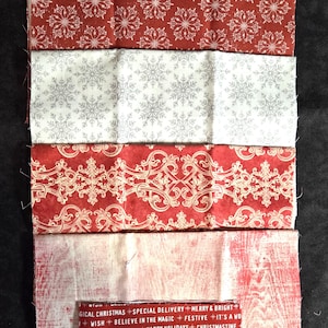 50% SALE Tim Holtz Stoff Fat Eighth Holiday Pieces