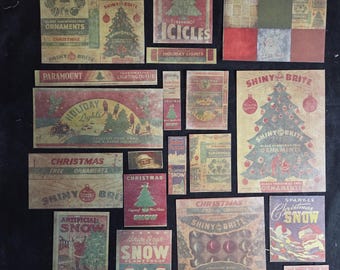 Tim Holtz Original Holiday Paper Pieces