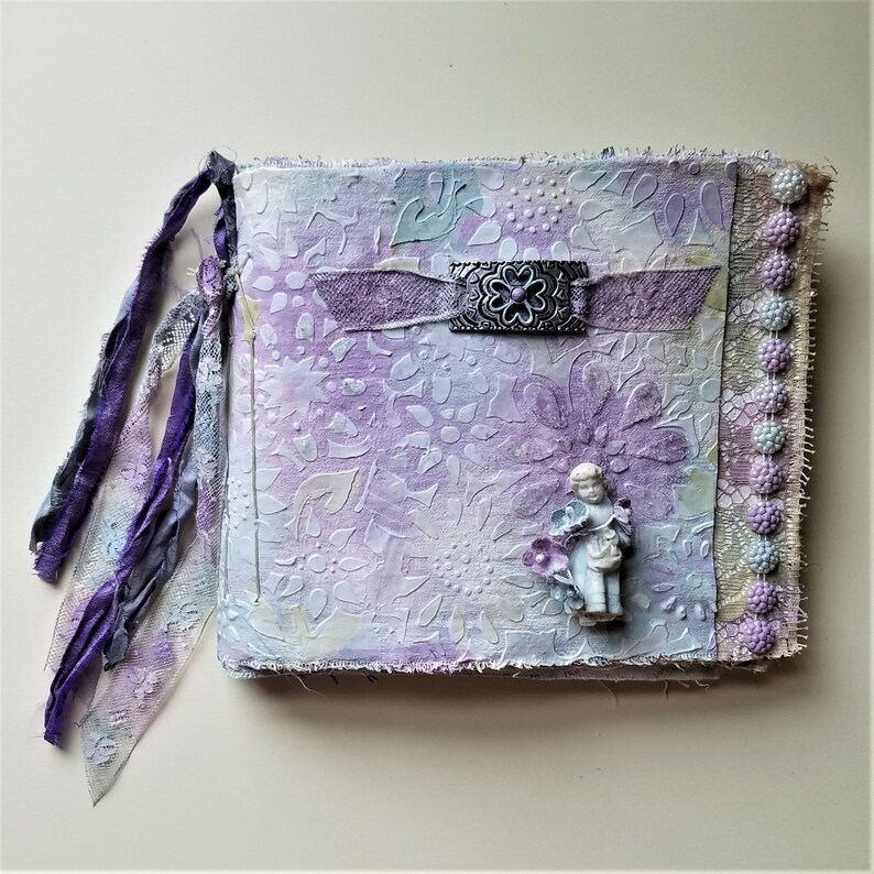 Flower Girl Altered Art Journal SALE