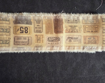 Tim Holtz Palette Hand Torn Fabric 3 Inch Strips Set 2