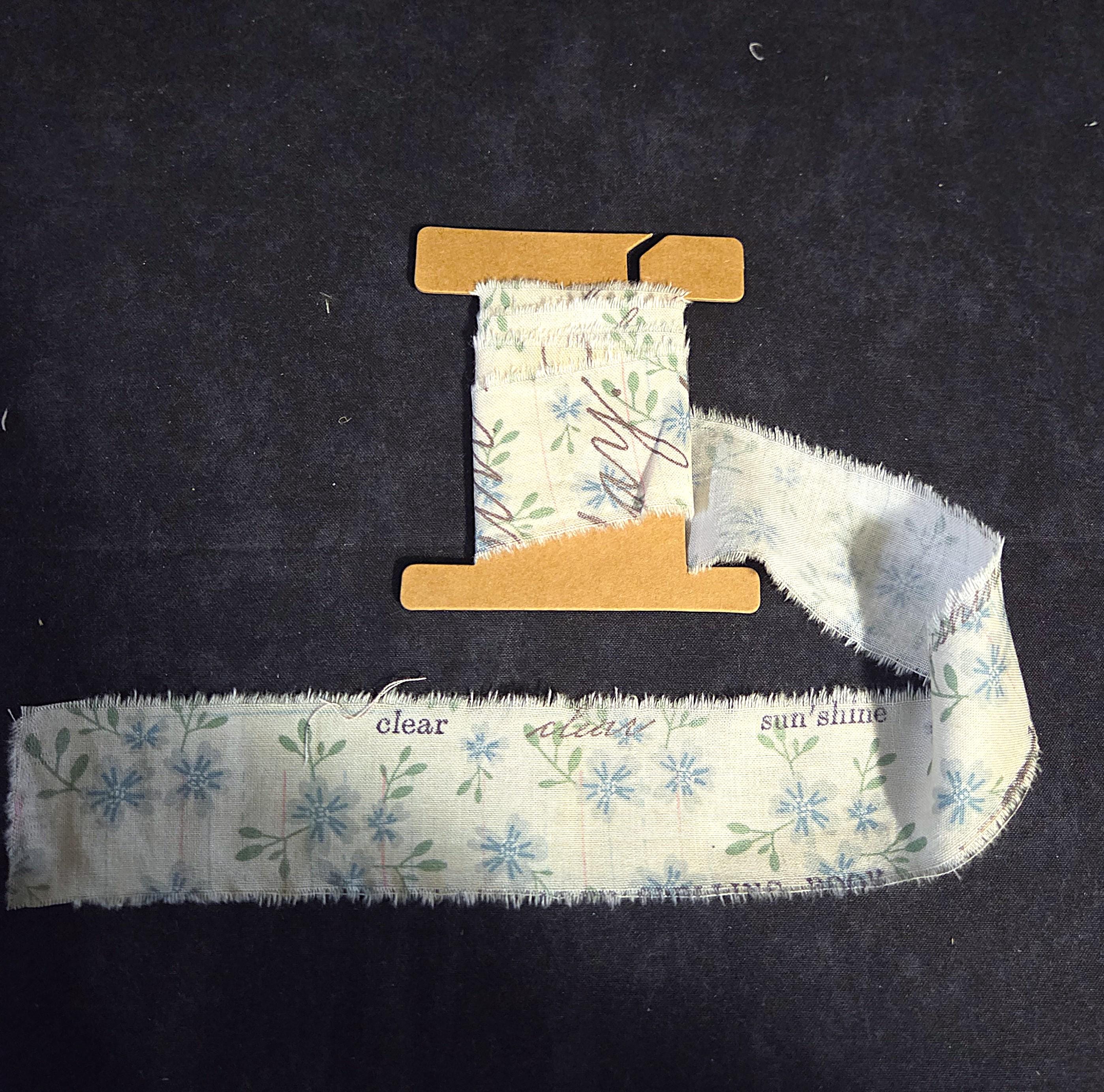 Tim Holtz Original Hand Torn Cotton Fabric Ribbon Strips Set 2 - Etsy