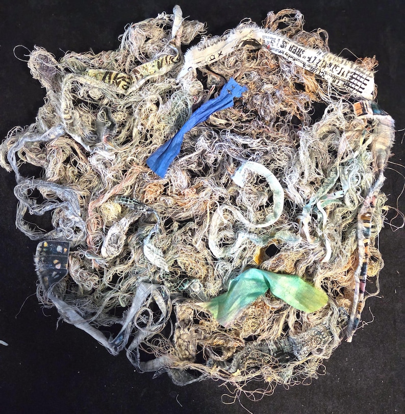 Thread and Fiber Scraps for Multi Media Projects - Etsy