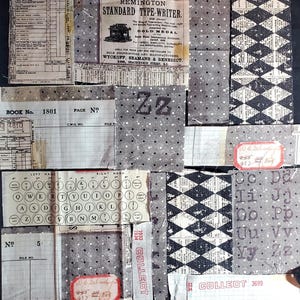 Tim Holtz Original Fabric Scraps Set 1