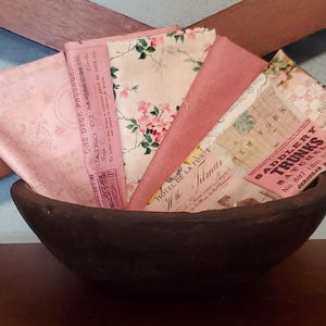 Tim Holtz Pink Palette Collection Fat Eighth Fabrics