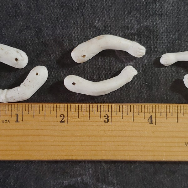 4 Frozen Charlotte Doll Parts Excavated From Germany