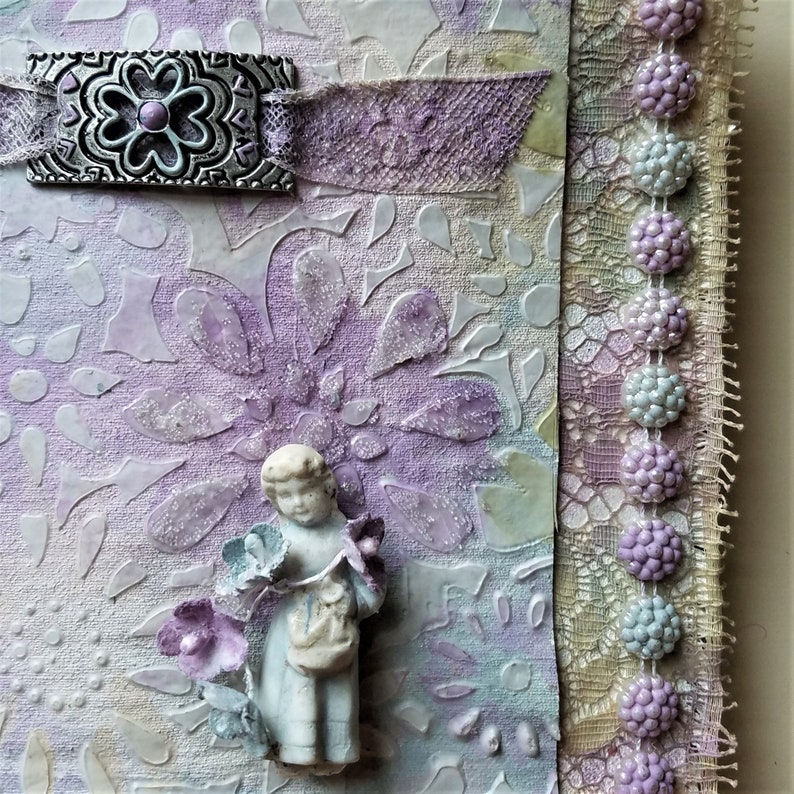 Flower Girl Altered Art Journal SALE