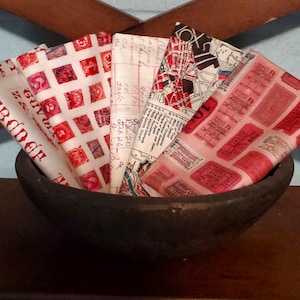 Tim Holtz Red Palette-collectie Fat Eighth Fabrics
