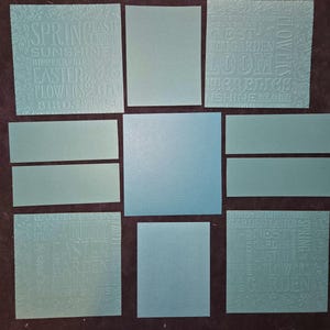 HUGE SALE Tim Holtz Original Holiday Embossed Paper And Color Coordinated Pieces