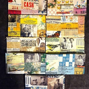 Tim Holtz Palette Collage Collection Of Fat Eighth Fabrics