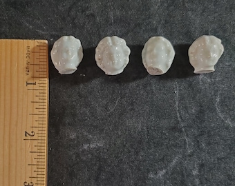 4 Frozen Charlotte Doll Heads Excavated From Germany