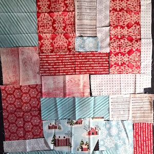 25% MORE Tim Holtz Holiday Fabric Scraps Set 1