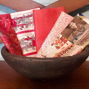 Tim Holtz Red Palette-collectie Fat Eighth Fabrics