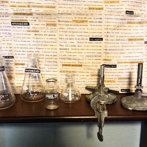 Eclectic Laboratory Supplies and Accents