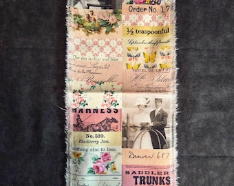 Tim Holtz Palette Ręcznie podarte paski tkaniny