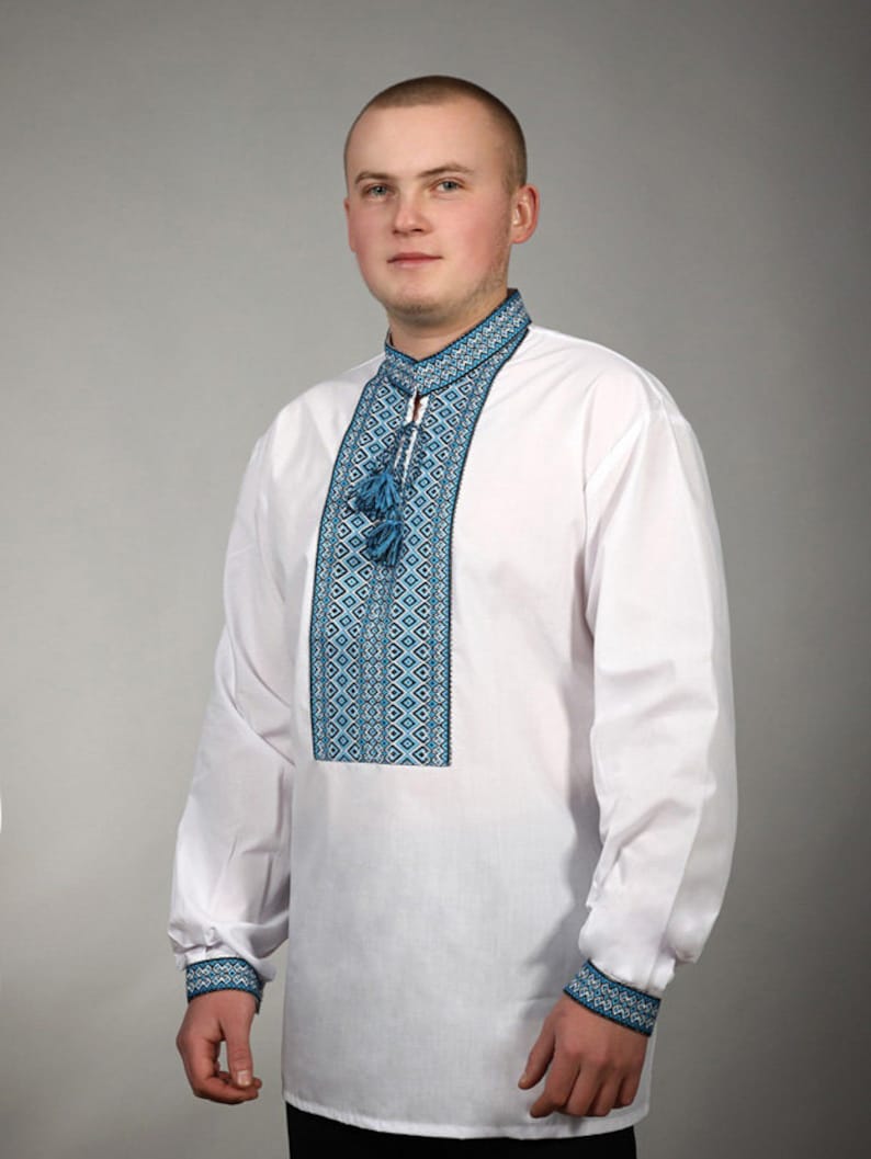 Ukrainian Vyshyvanka. Traditional Ukrainian Embroidered Shirt Etsy
