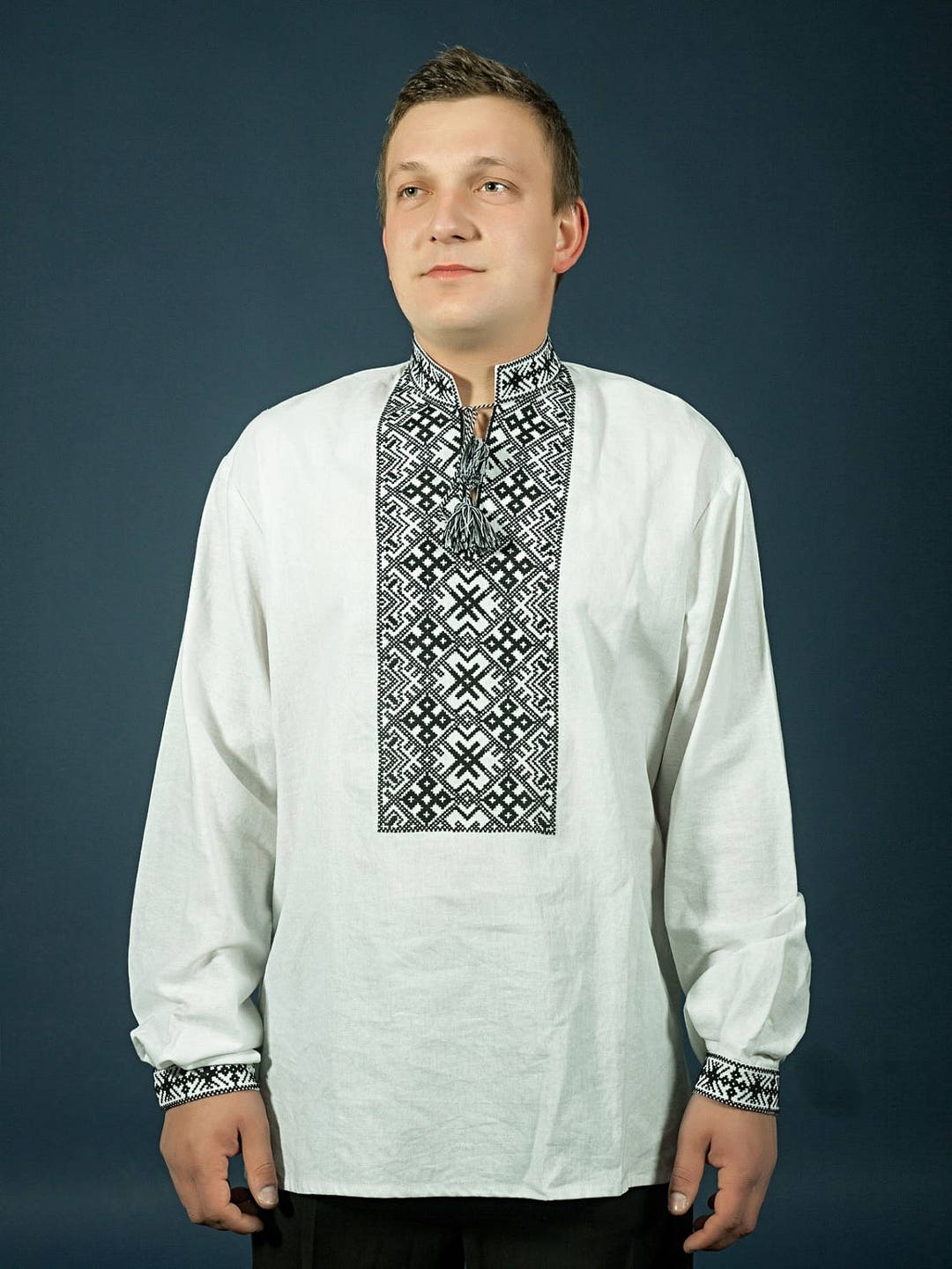 Ukrainian Embroidered Shirt for Boys and Adult Men. Men's Vyshyvanka ...