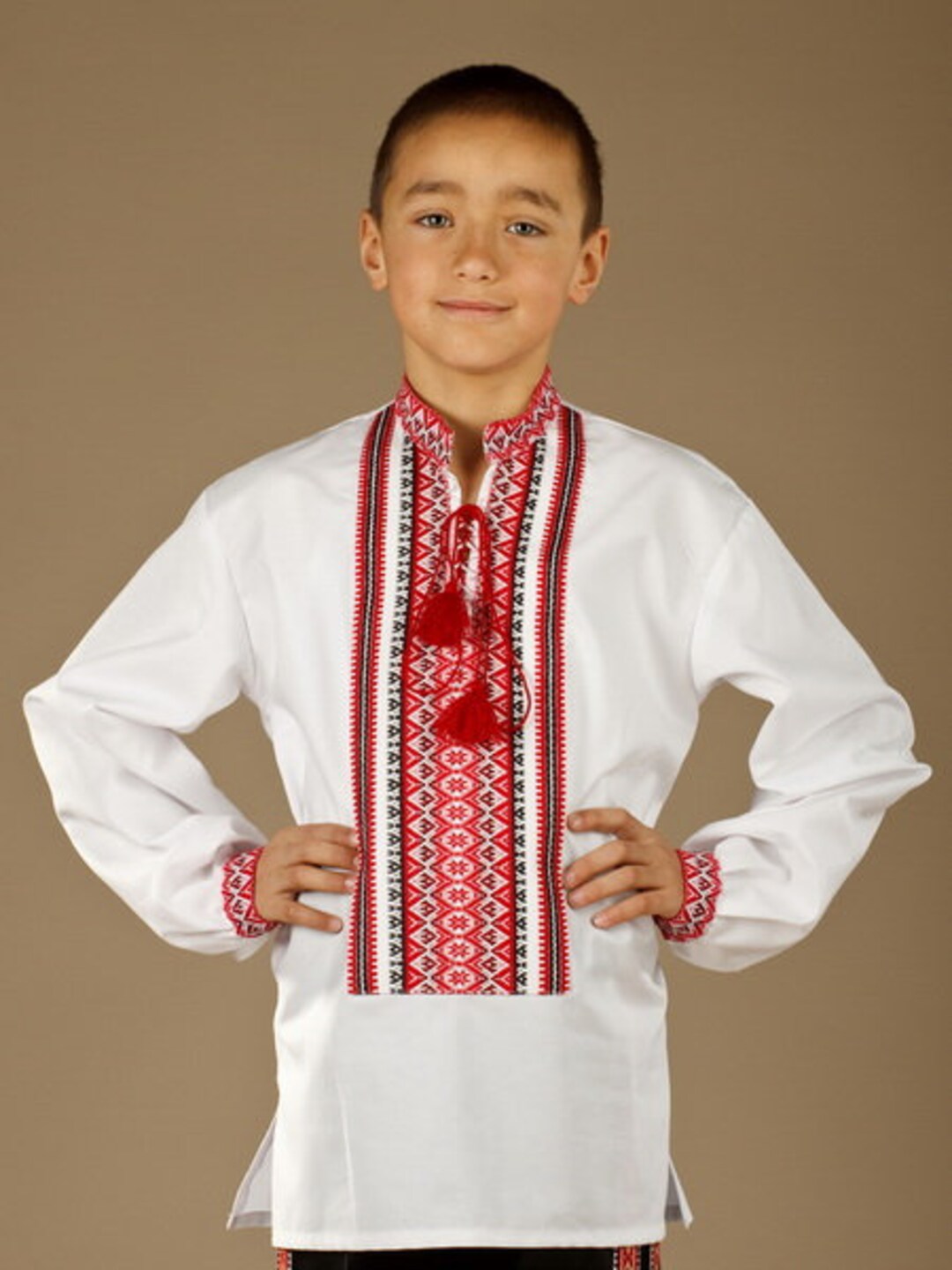 Ukrainian Embroidered Shirt for Boys. Children's Etsy