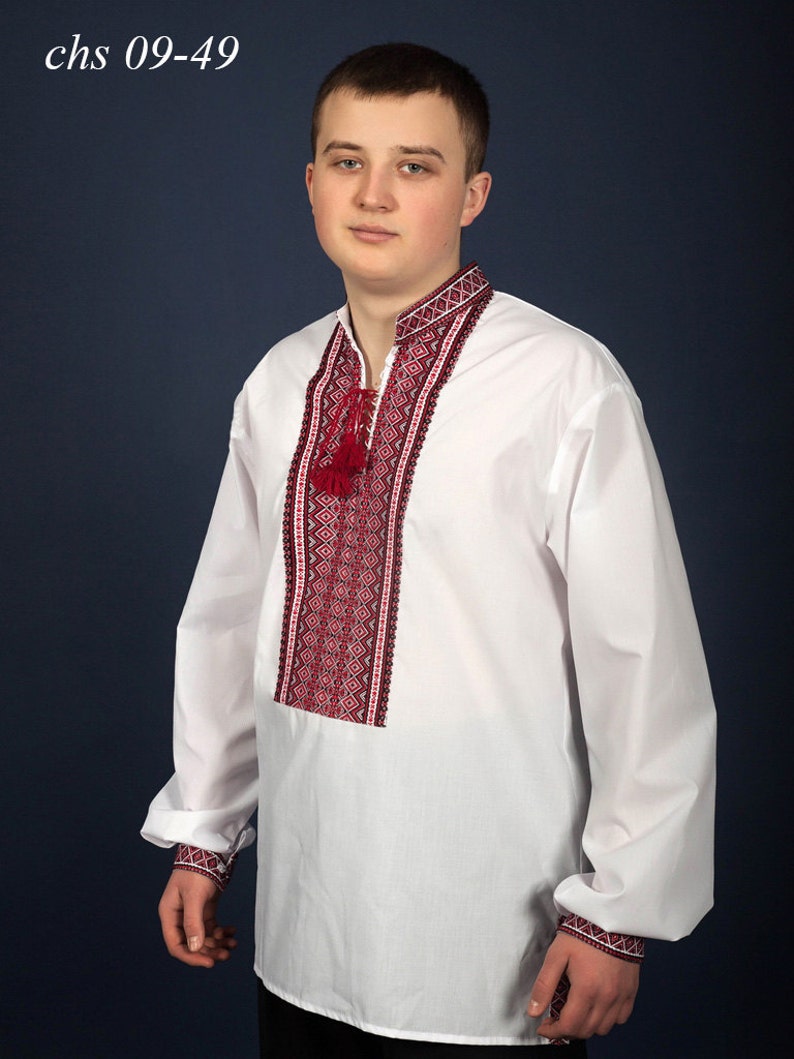 Vyshyvanka men. Ukrainian embroidered shirt for boys and men. Etsy