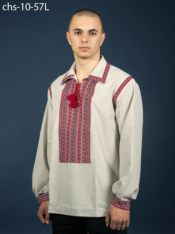 Very old embroidery shirt Antique woven clothes Ukrainian embroidered shirt