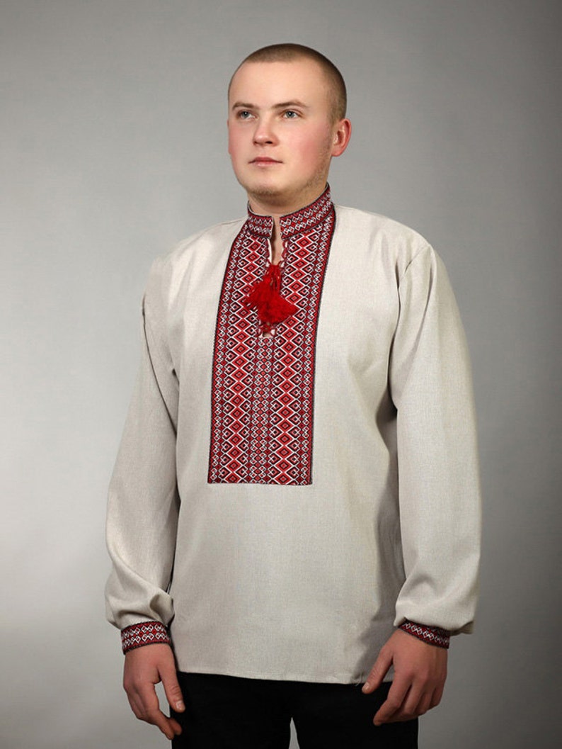 Vyshyvanka men. Ukrainian embroidered shirt for boys and men. | Etsy