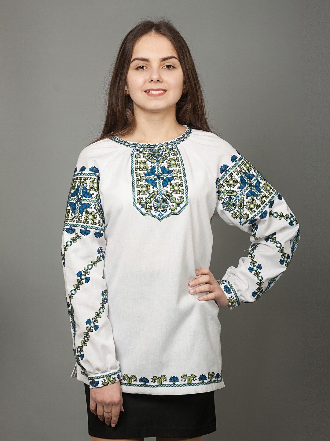 Ukrainian Embroidery Vyshyvanka. Traditional Women's - Etsy