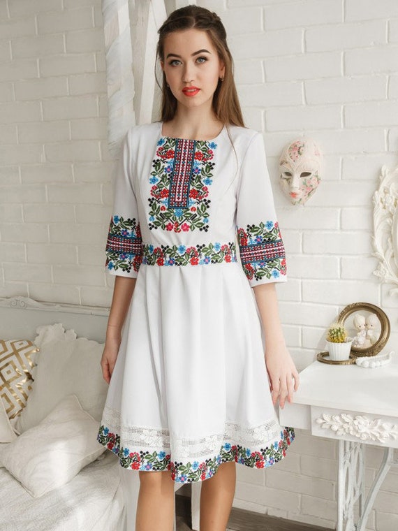 embroidery dress