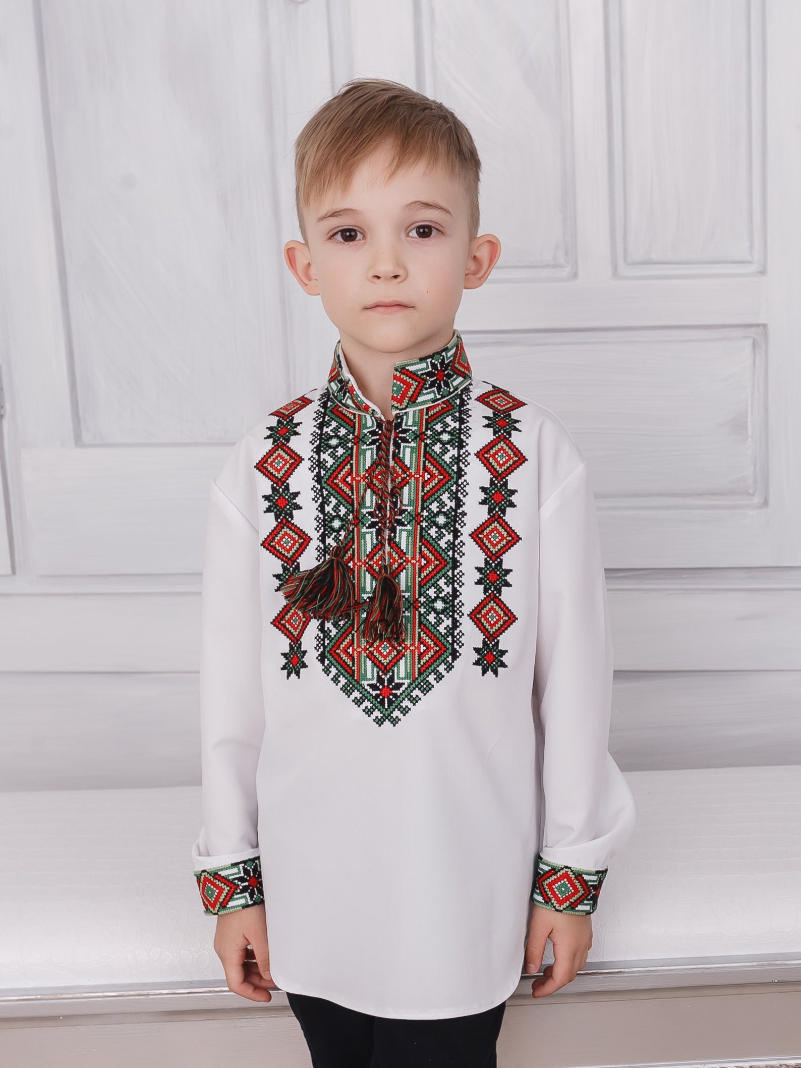 Ukrainian Embroidered Shirt for Boys. Children Vyshyvanka Etsy